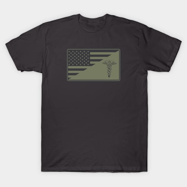 Combat Medic Patch (subdued) T-Shirt by TCP